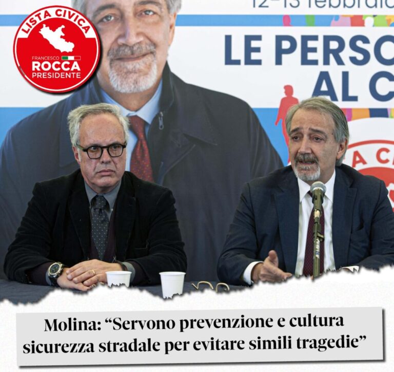 Scopri di più sull'articolo Regionali, Molina (Lista Civica Rocca): “Dieci anni e un nulla di fatto”