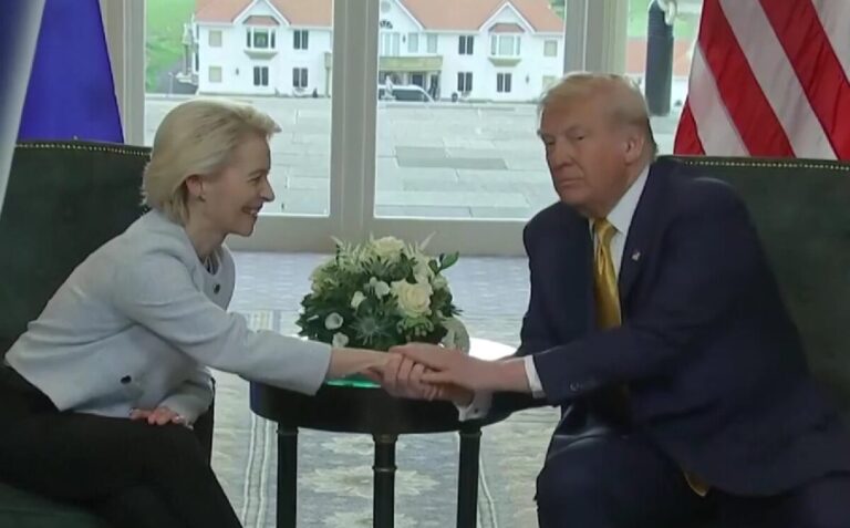 Scopri di più sull'articolo Dazi, intesa Trump-von der Leyen: tariffe al 15% per l’Ue