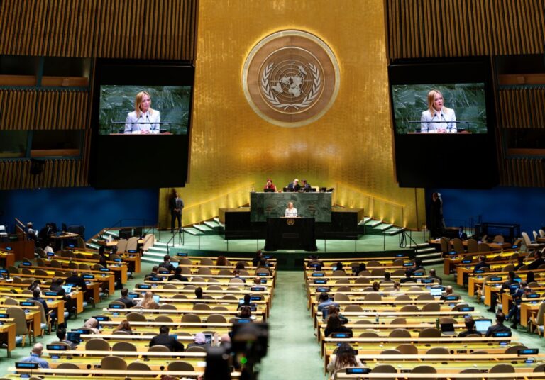 Scopri di più sull'articolo Meloni all’Onu: “Israele ha superato il limite della proporzionalità”. Roma pronta a votare sanzioni Ue