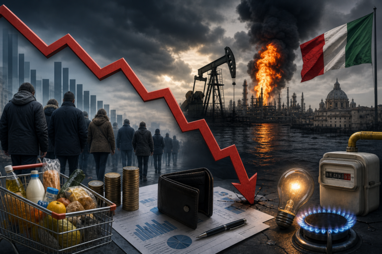 Scopri di più sull'articolo Effetto Iran sui prezzi: stangata da 926 euro il conto alle famiglie